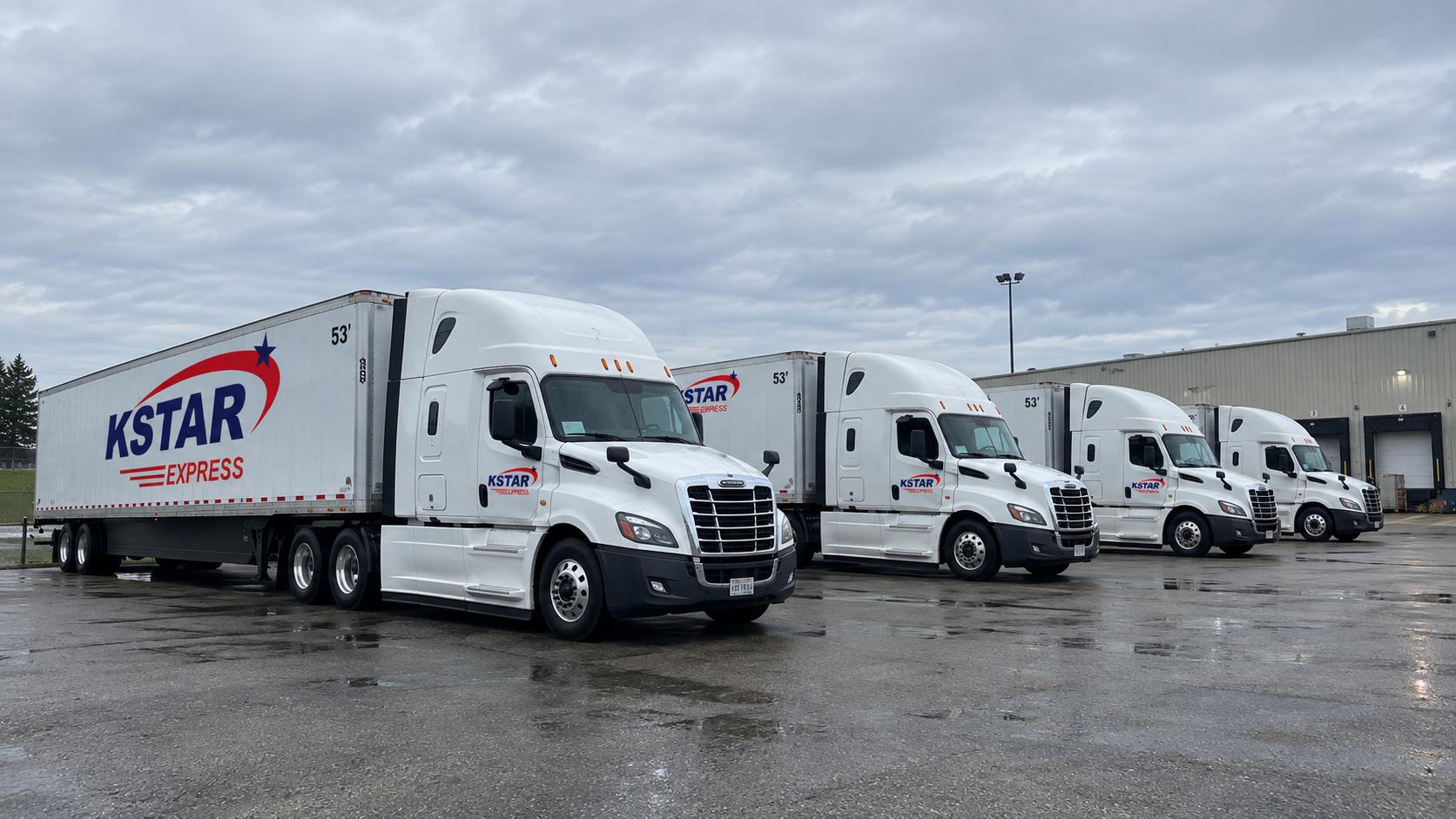 KSTAR EXPRESS fleet of trucks